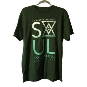 Soul 2 Soul Official Merchandise World Tour 2017 Tim McGraw Faith Hill T-Shirt